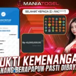 Bukti Kemenangan 45 JT di Game Gates Of Olympus 1000