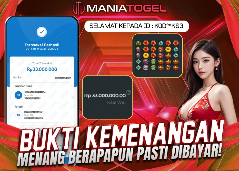 Bukti Kemenangan 33 JT di Game Gates Of Olympus 1000