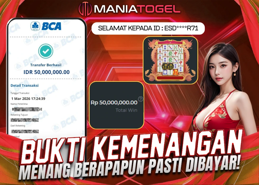 Bukti Kemenangan 50 JT di Game Mahjong Wins III