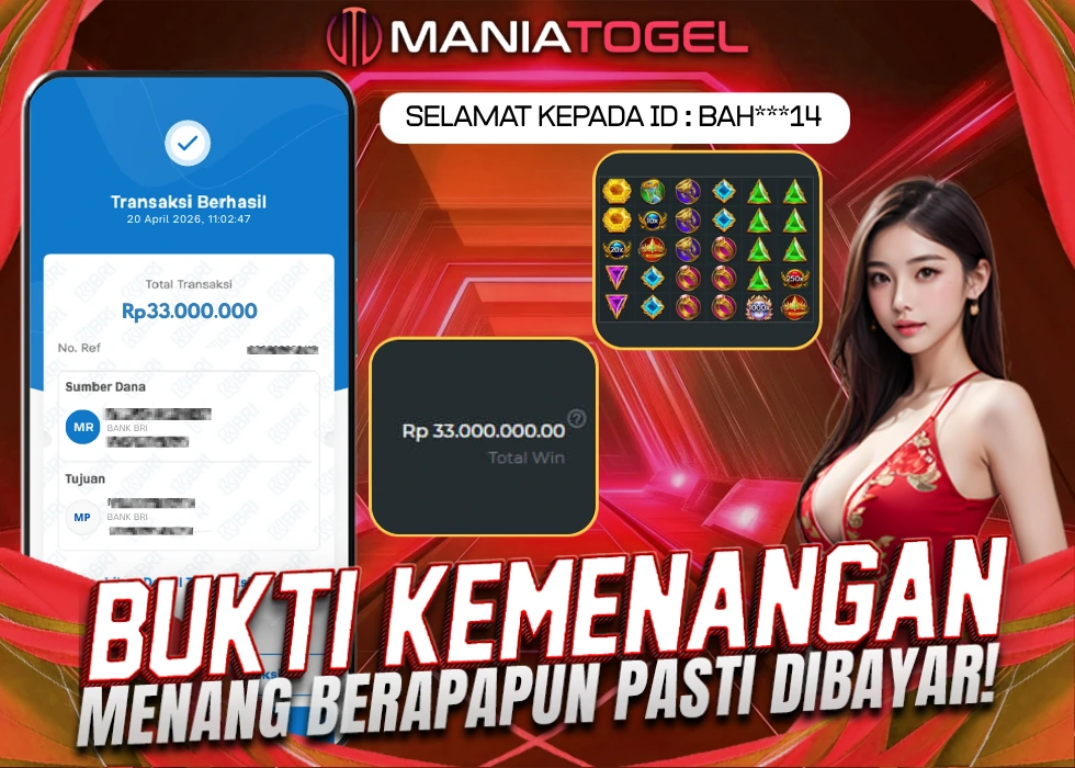 Bukti Kemenangan 33 JT di Game Gates Of Olympus 1000